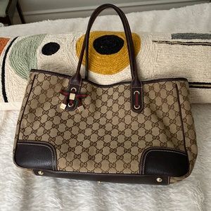 Gucci Brown patterned Shoulder Bag